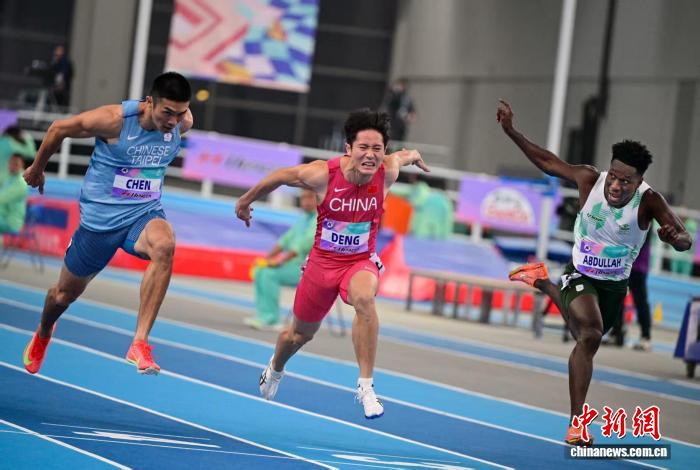 中国田径队夺亚锦赛奖牌榜首位 邓信锐6秒59创历