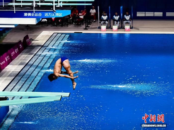 粤港澳全运会跳水男子1米跳板冠军揭晓，奥运冠
